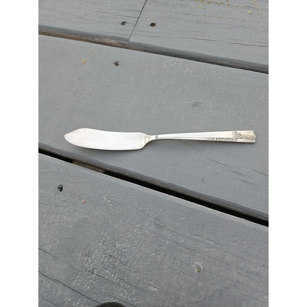 Nobility Plate‎ Reverie Silverplate Butter Spreader Flat Handle Vintage 1937